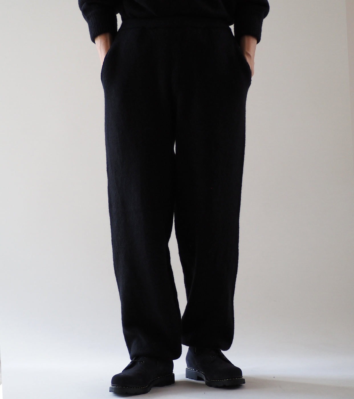 Ten c × COMOLI ニット パンツ , Black