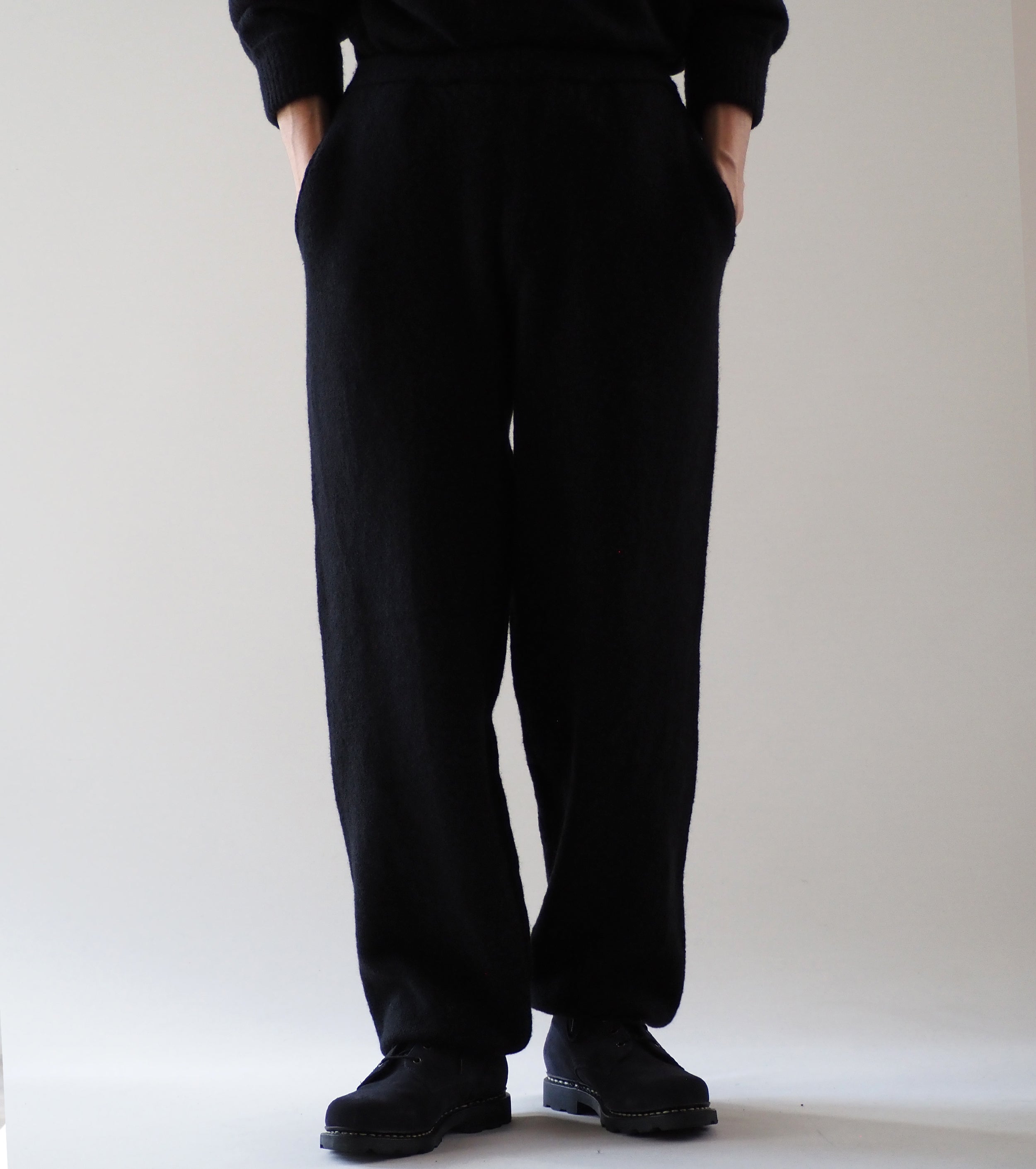 Ten c × COMOLI ニット パンツ , Black