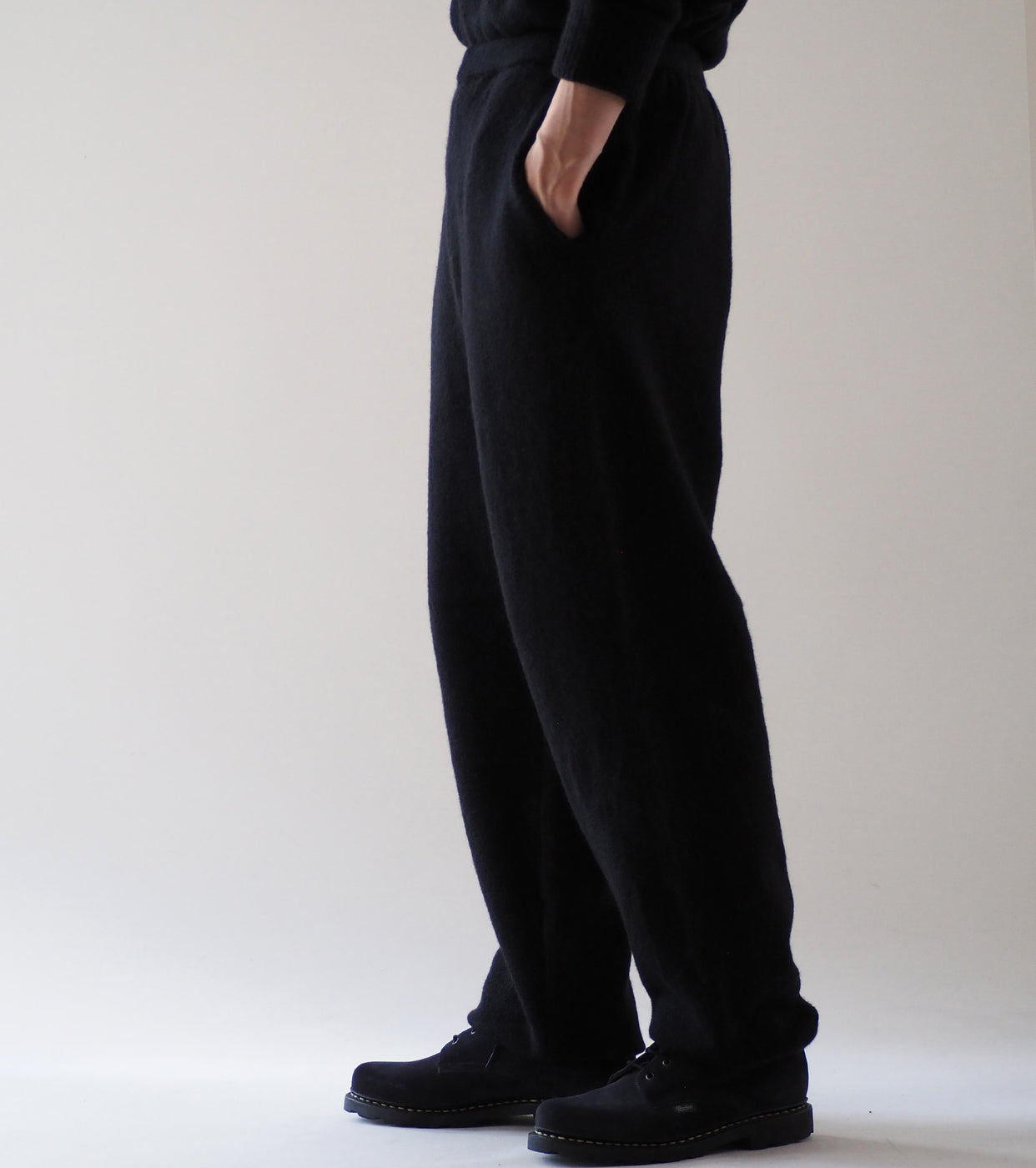 Ten c × COMOLI ニット パンツ , Black