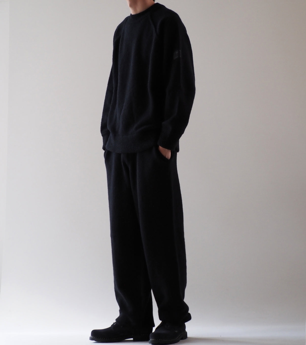 Ten c × COMOLI ニット パンツ , Black