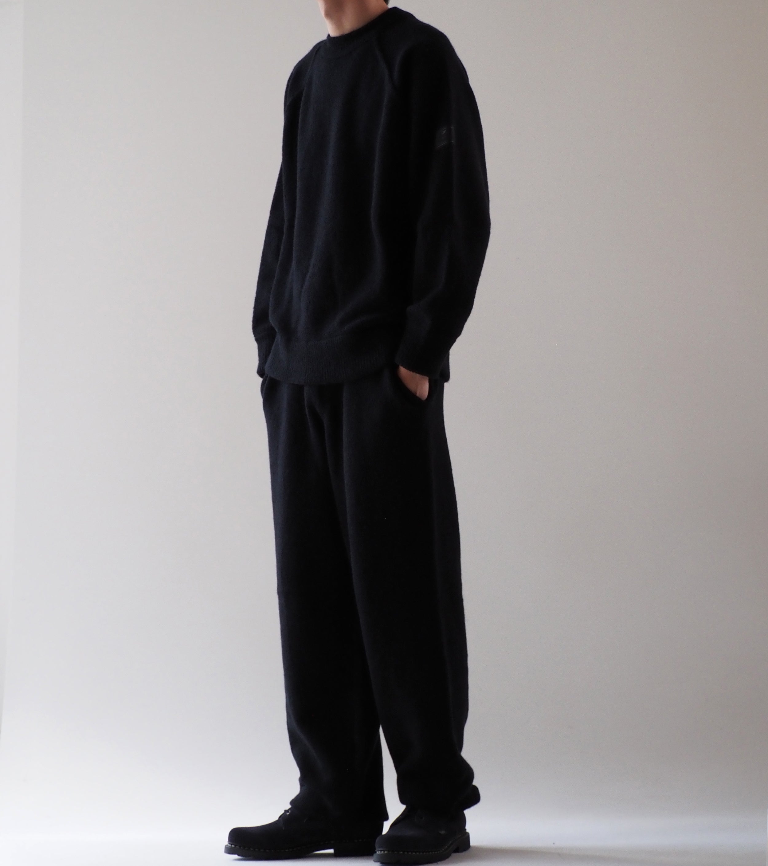 Ten c × COMOLI ニット パンツ , Black
