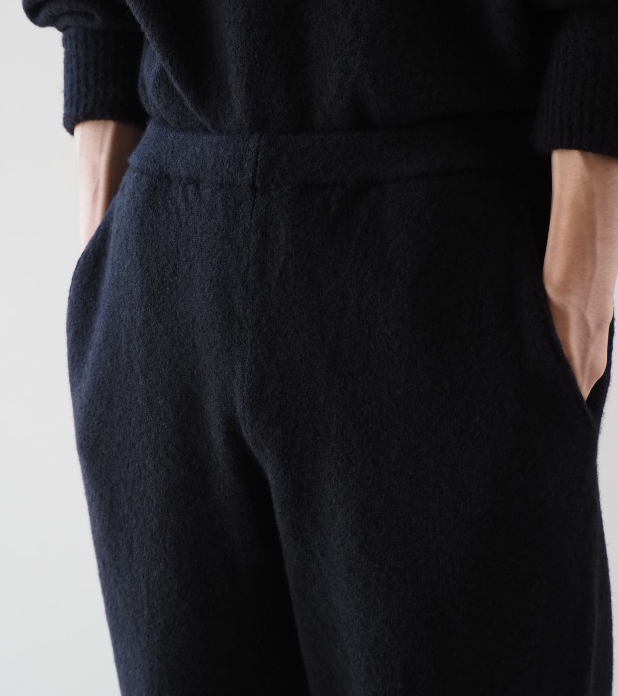 Ten c × COMOLI ニット パンツ , Black