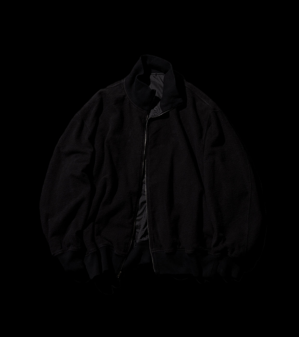 Ten c × COMOLI リバーシブル トラック ジャケット , Black