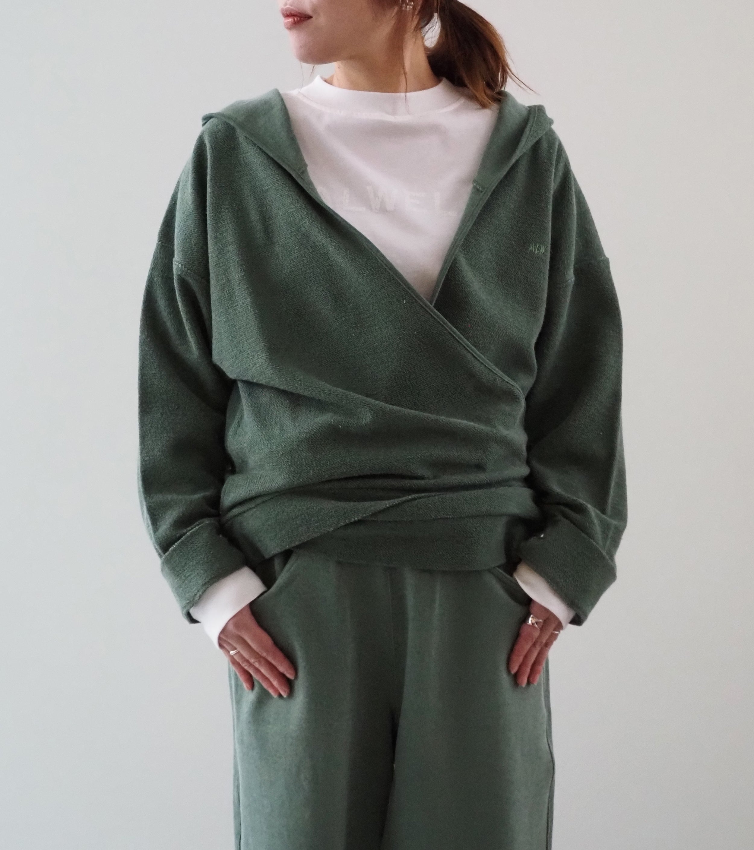 ALWEL ラップフーディー , Green