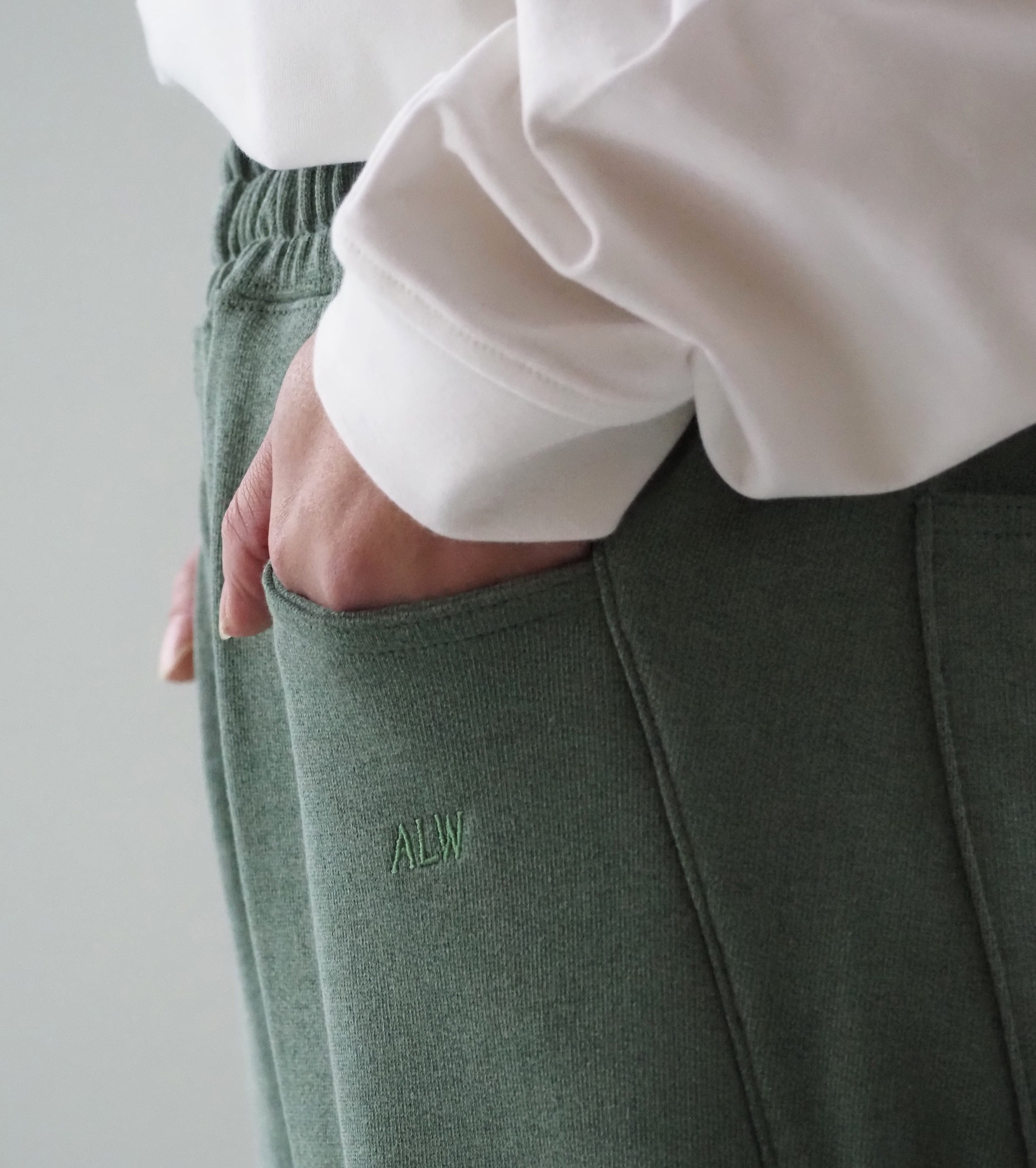 ALWEL SWEAT PANTS , Green