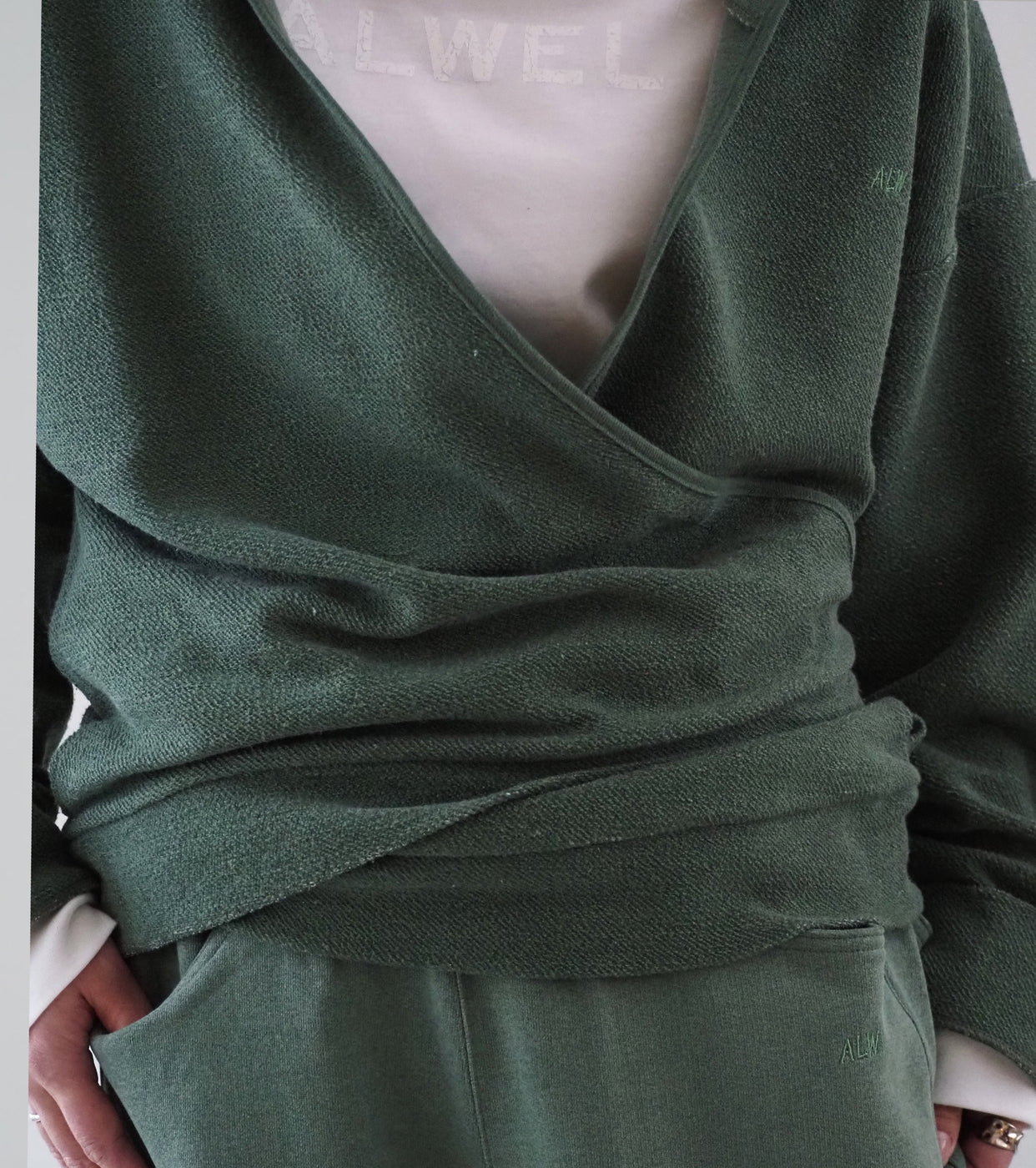 ALWEL ラップフーディー , Green