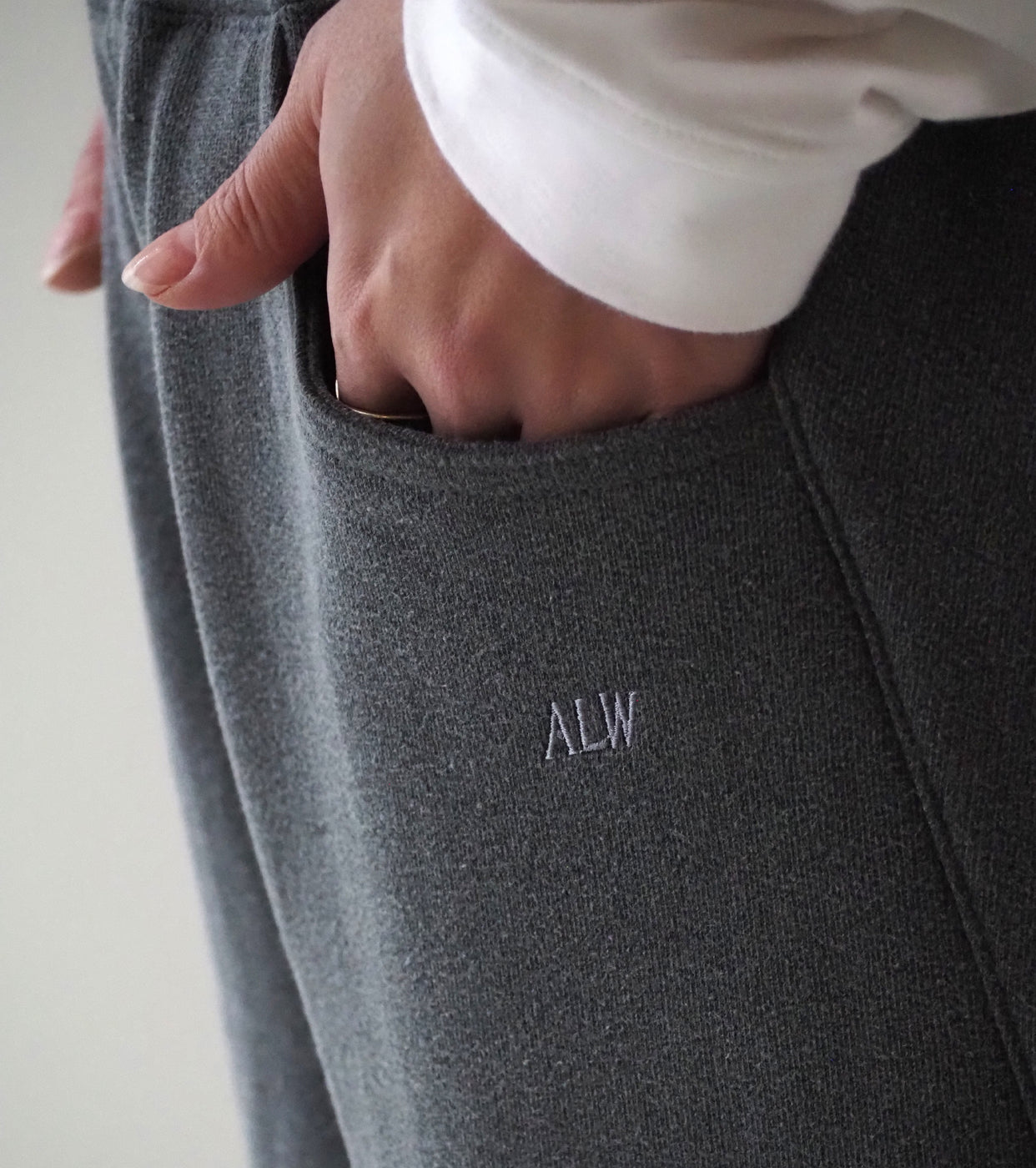 ALWEL SWEAT PANTS , Charcoal Gray