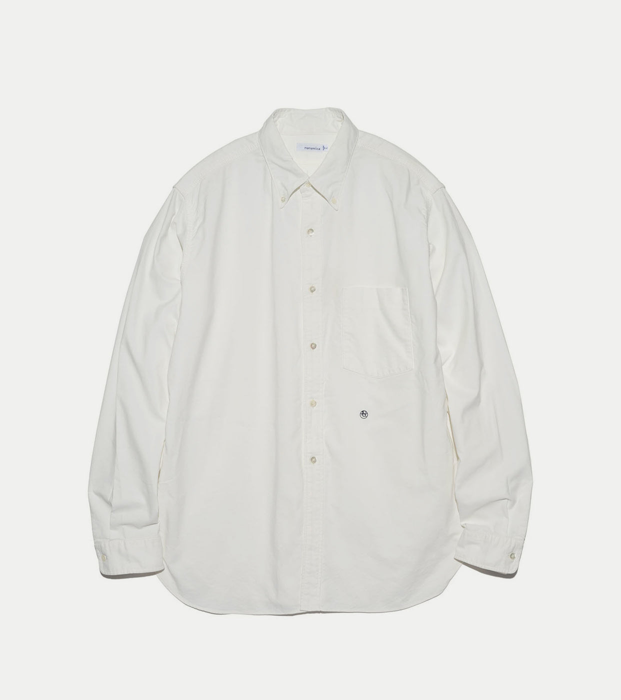 ボタンダウン ウィンドシャツ, White