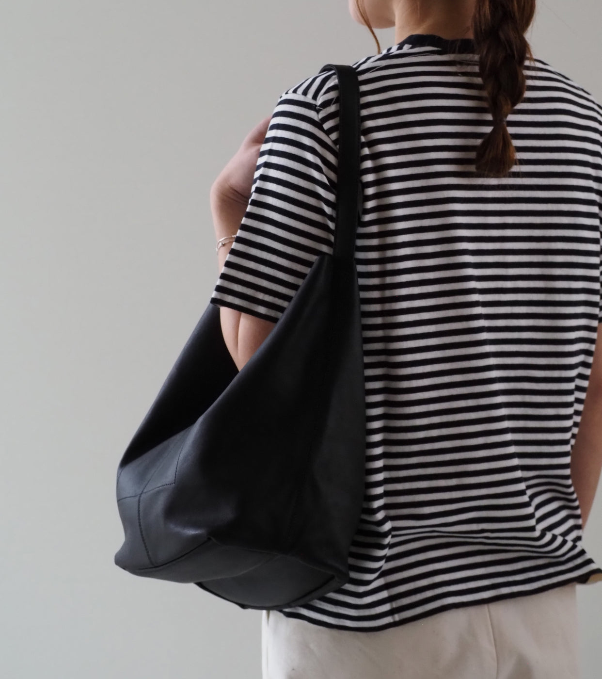 Morphee バケット バッグ ミディアム , Black