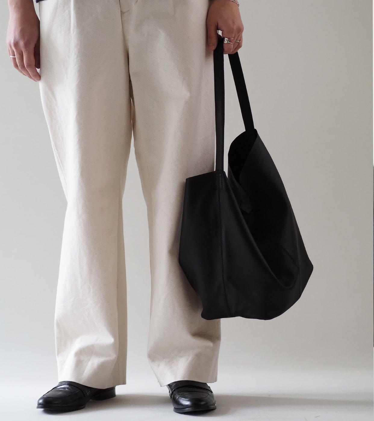 Morphee バケット バッグ ミディアム , Black