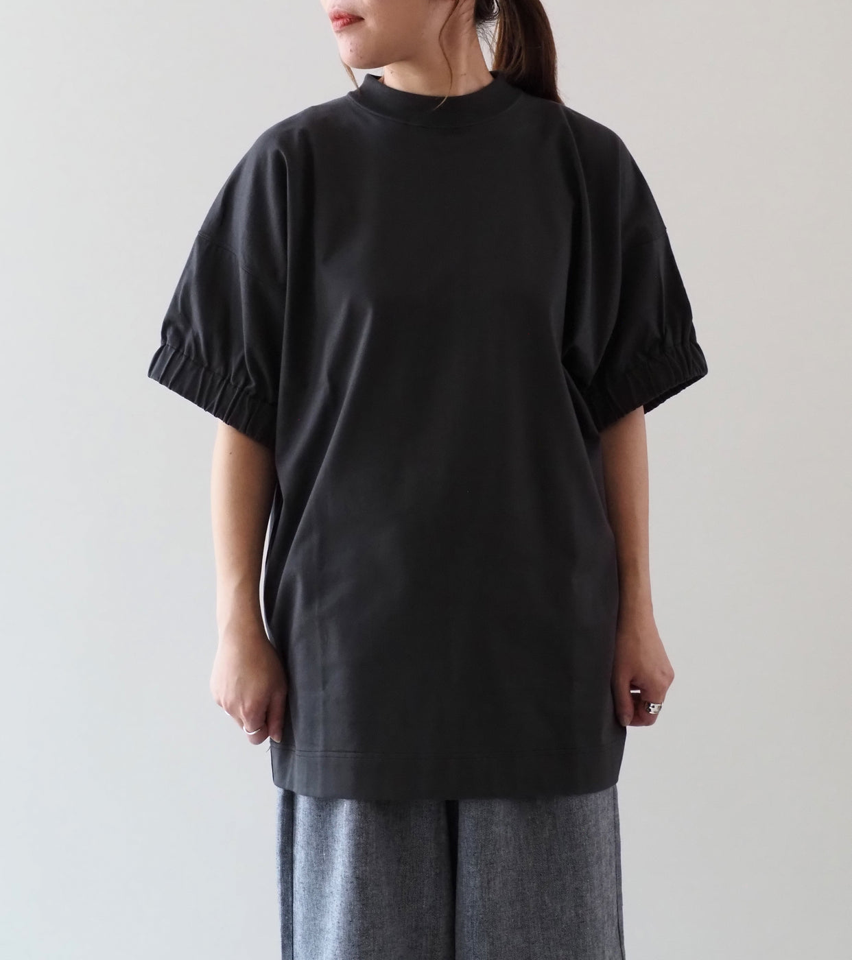 ALWEL ワイドスリーブ ティー ドレス , Ink Black