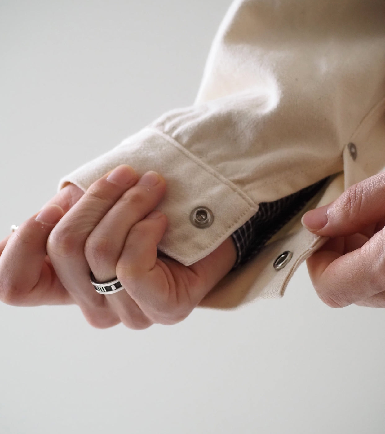 BAUTH バウス サテン ブルゾン , Ecru