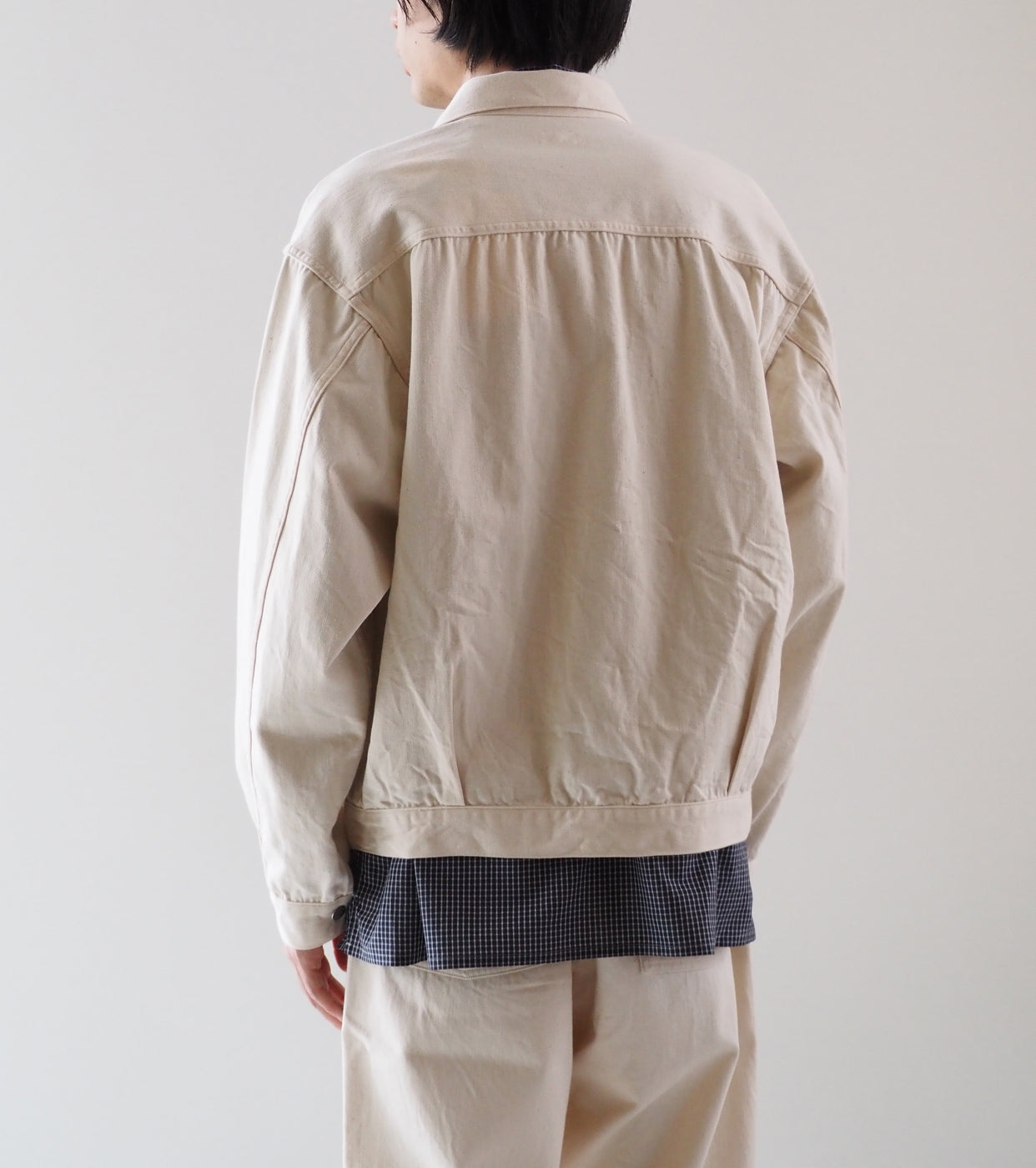 BAUTH バウス サテン ブルゾン , Ecru