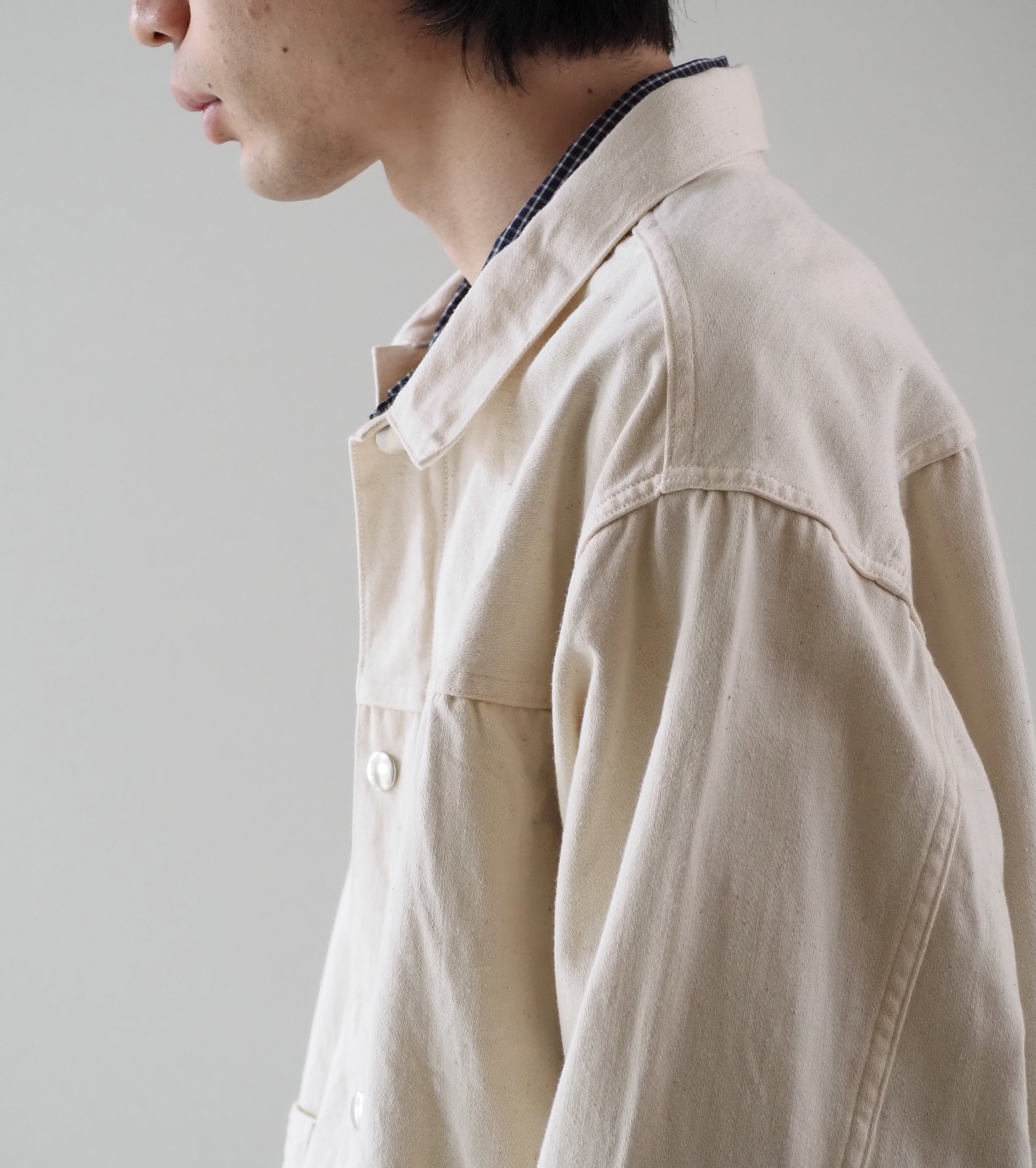 BAUTH バウス サテン ブルゾン , Ecru