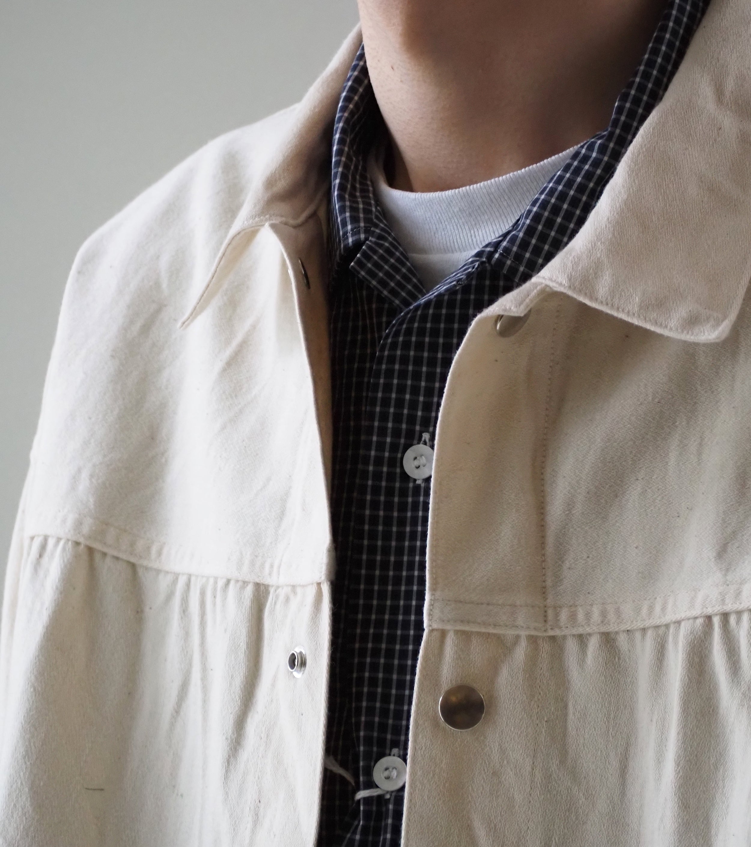 BAUTH バウス サテン ブルゾン , Ecru