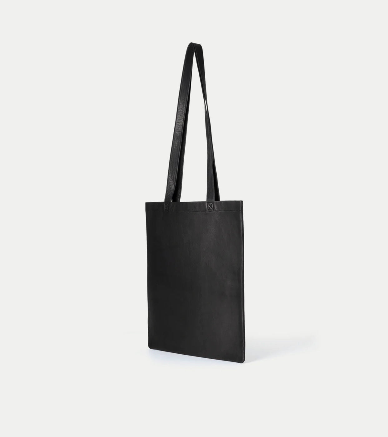 Aeta  Double Face Flat Tote : M, Black