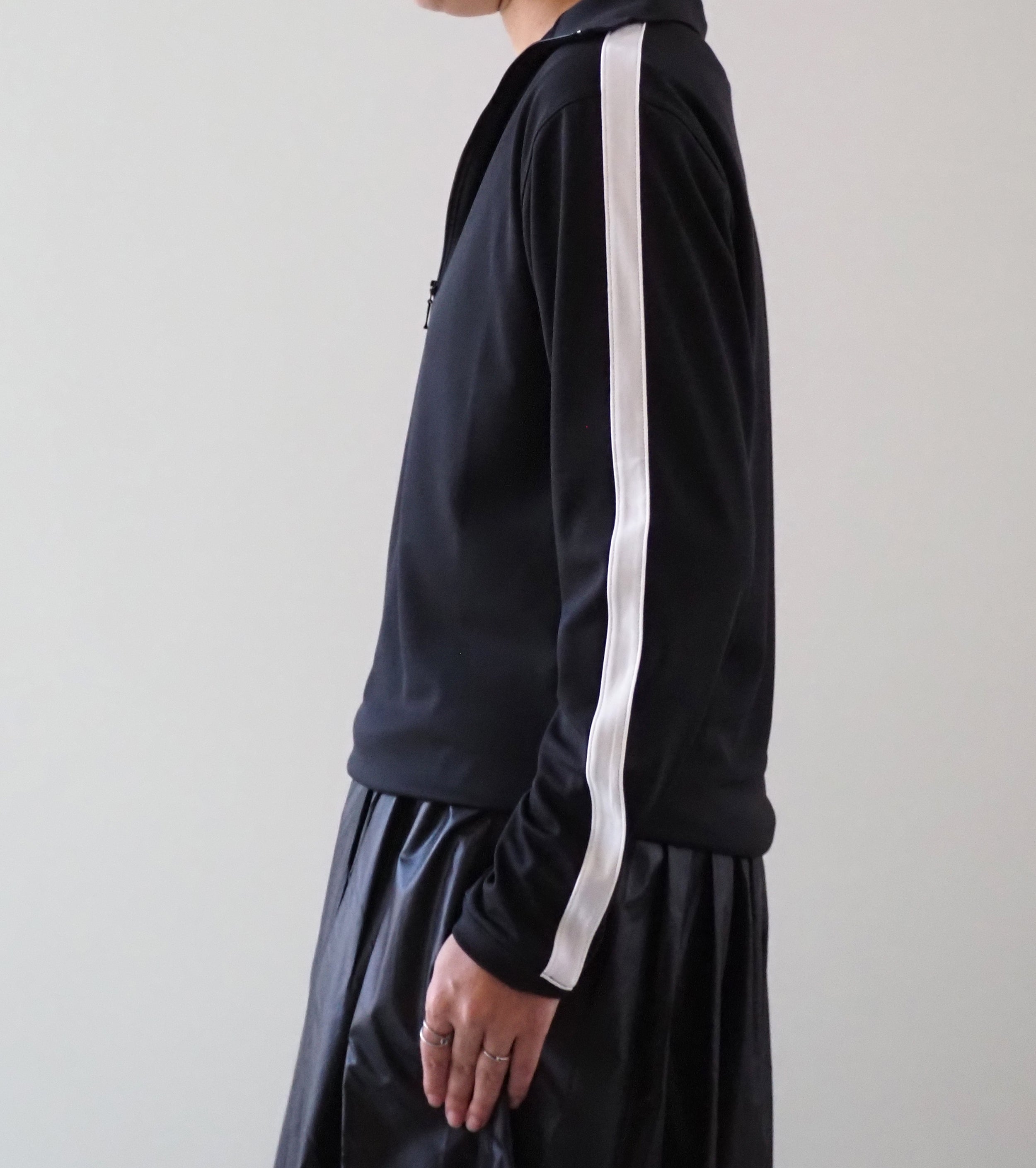 ALWEL HALF ZIP TOP ,  Black × White