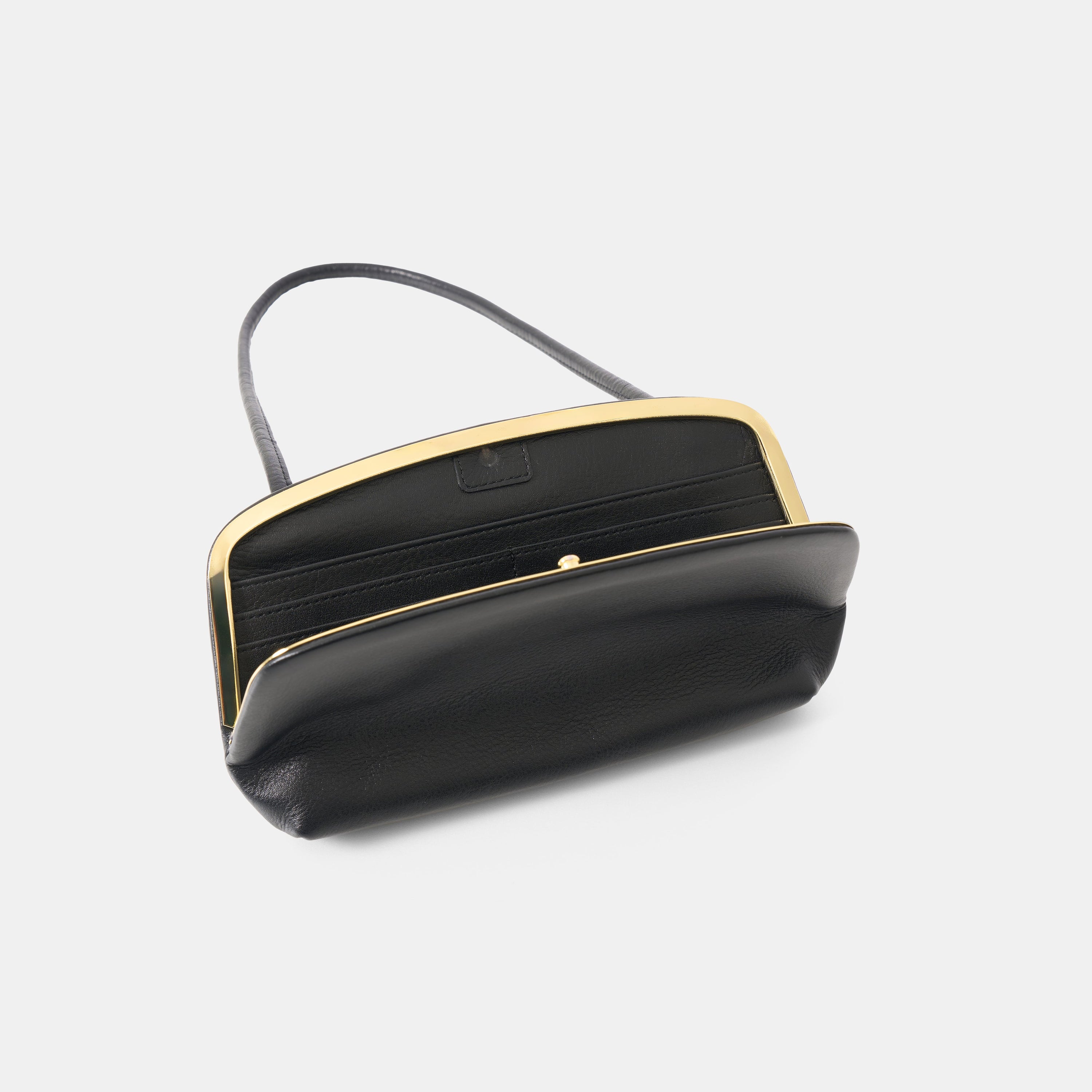 Morphee SAC À MAIN フレームド ワンショルダー バッグ , Black ＜GOLD＞