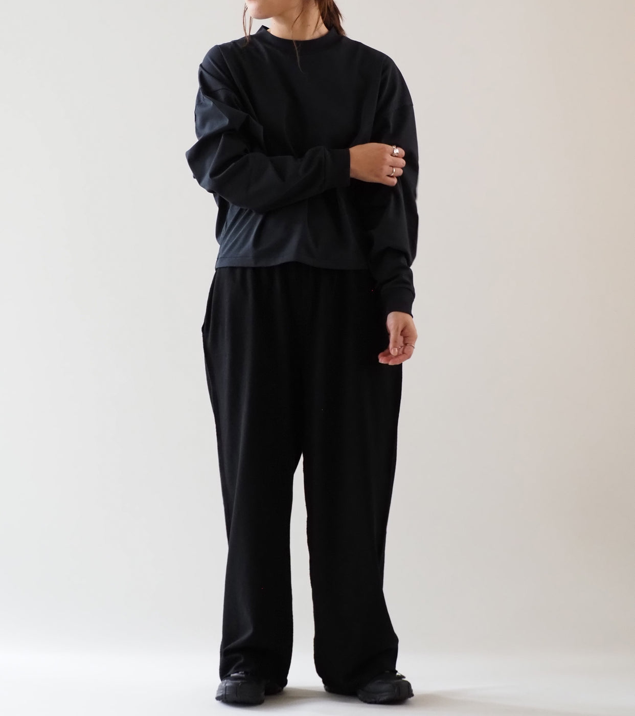 ALWEL CREW PO SHIRTS , Ink Black