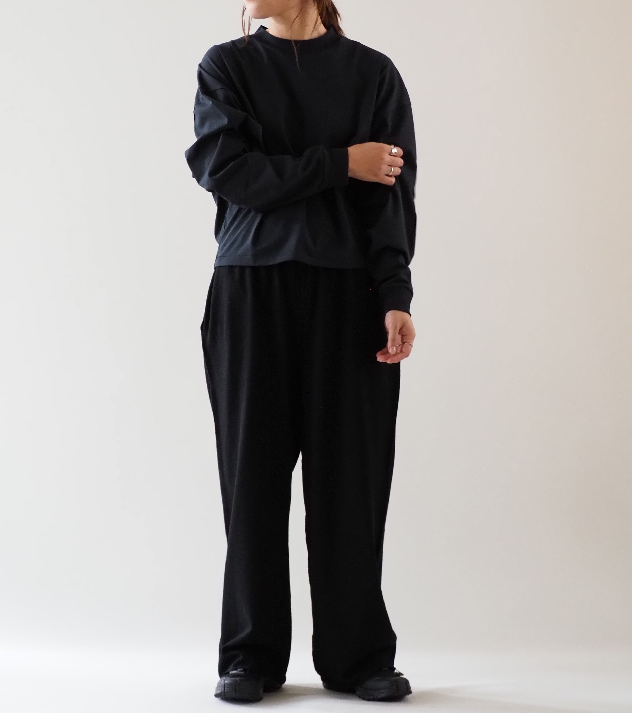 ALWEL CREW PO SHIRTS , Ink Black