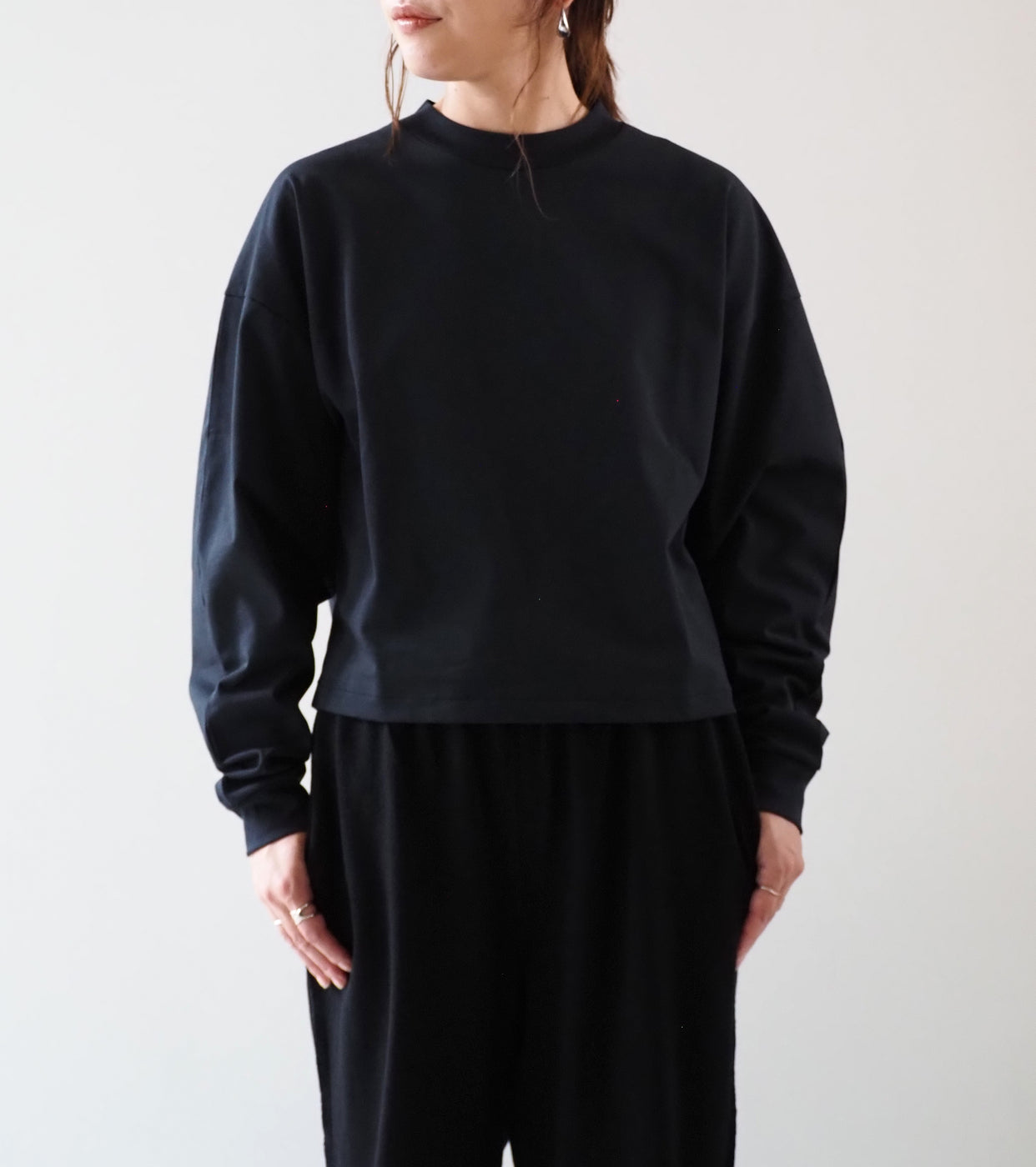 ALWEL CREW PO SHIRTS , Ink Black