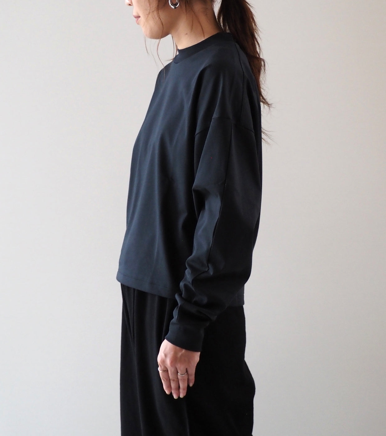 ALWEL CREW PO SHIRTS , Ink Black