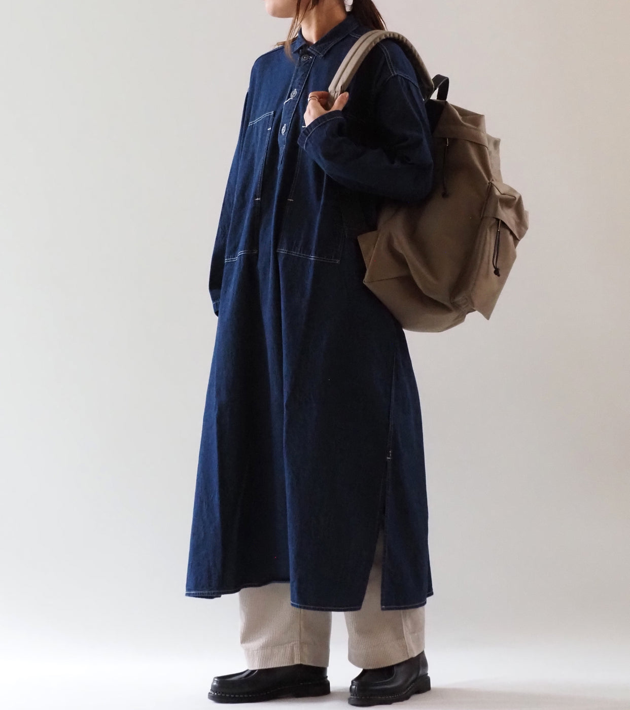 orslow プルオーバー デニム ドレス , One Wash
