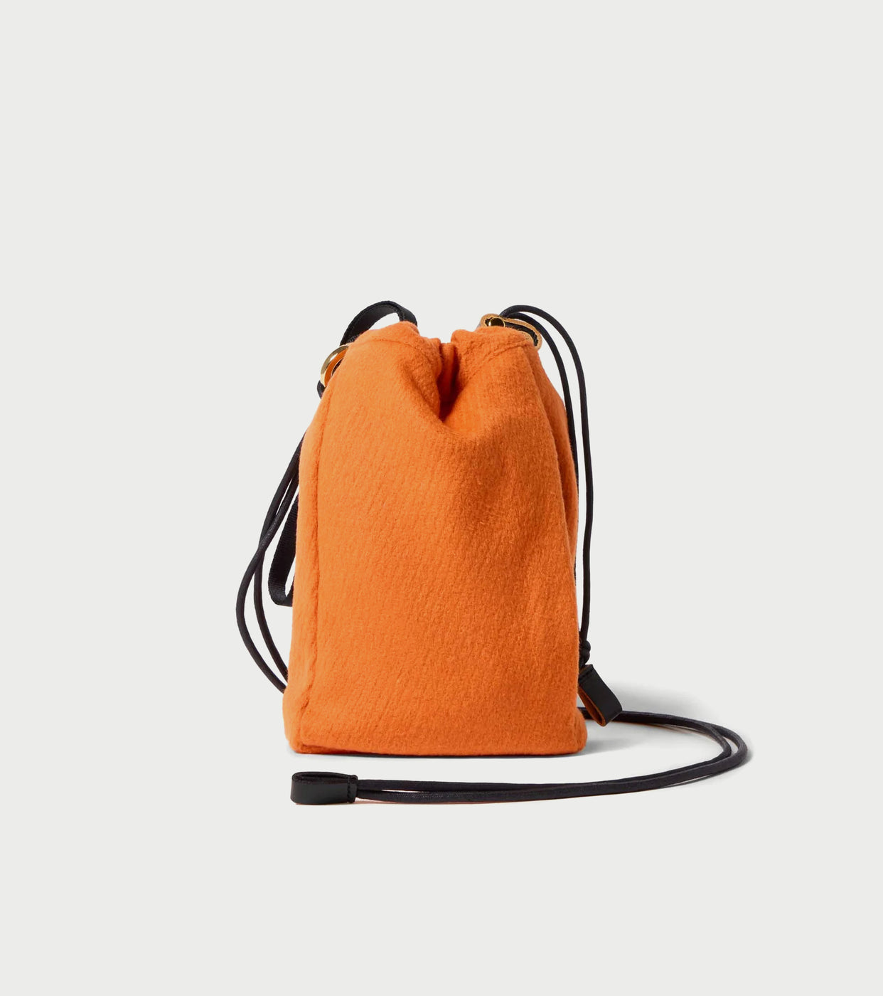 Texnh  ドローストリング  ポーチ M ウール , Orange