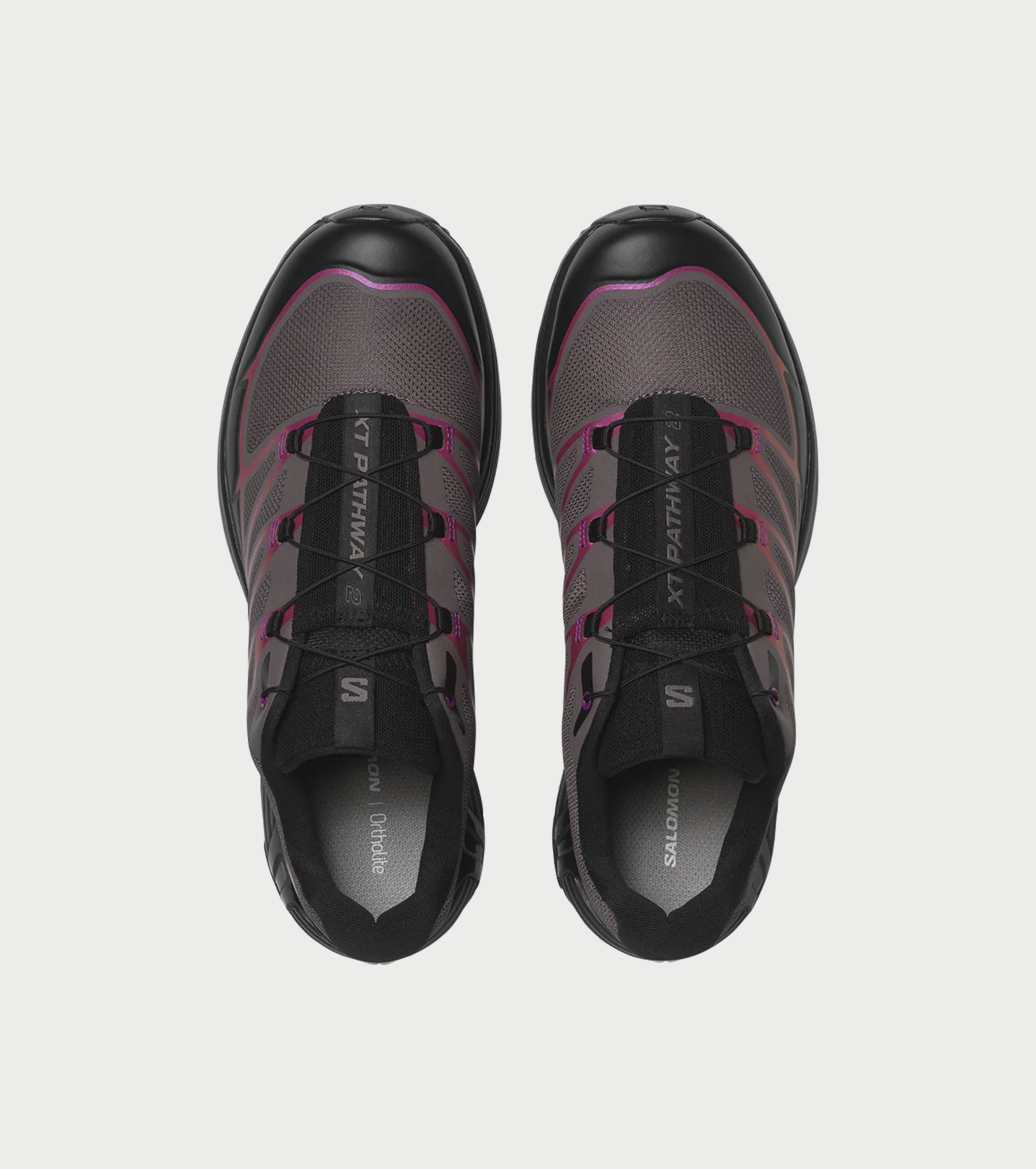 SALOMON  XT-PATHWAY 2 IRIDESCENT, Black / Hollyhock / Plum Perfect