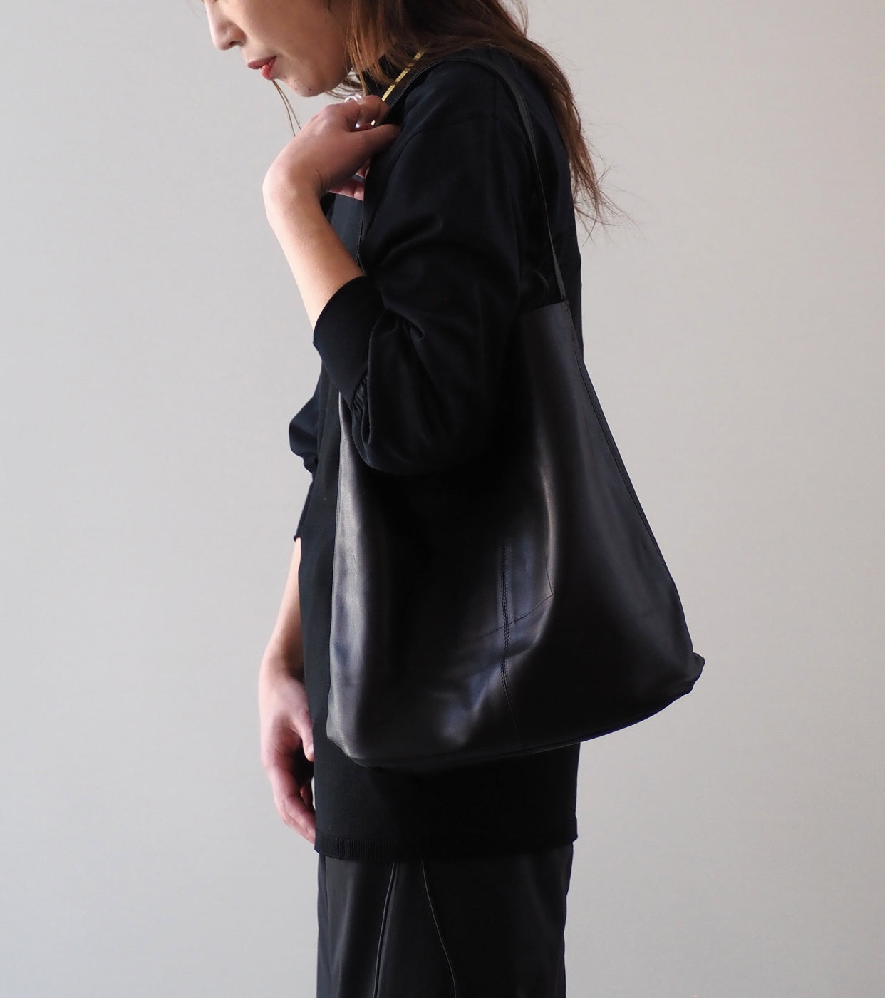Morphee 2WAY ONE SHOULDER  : Black