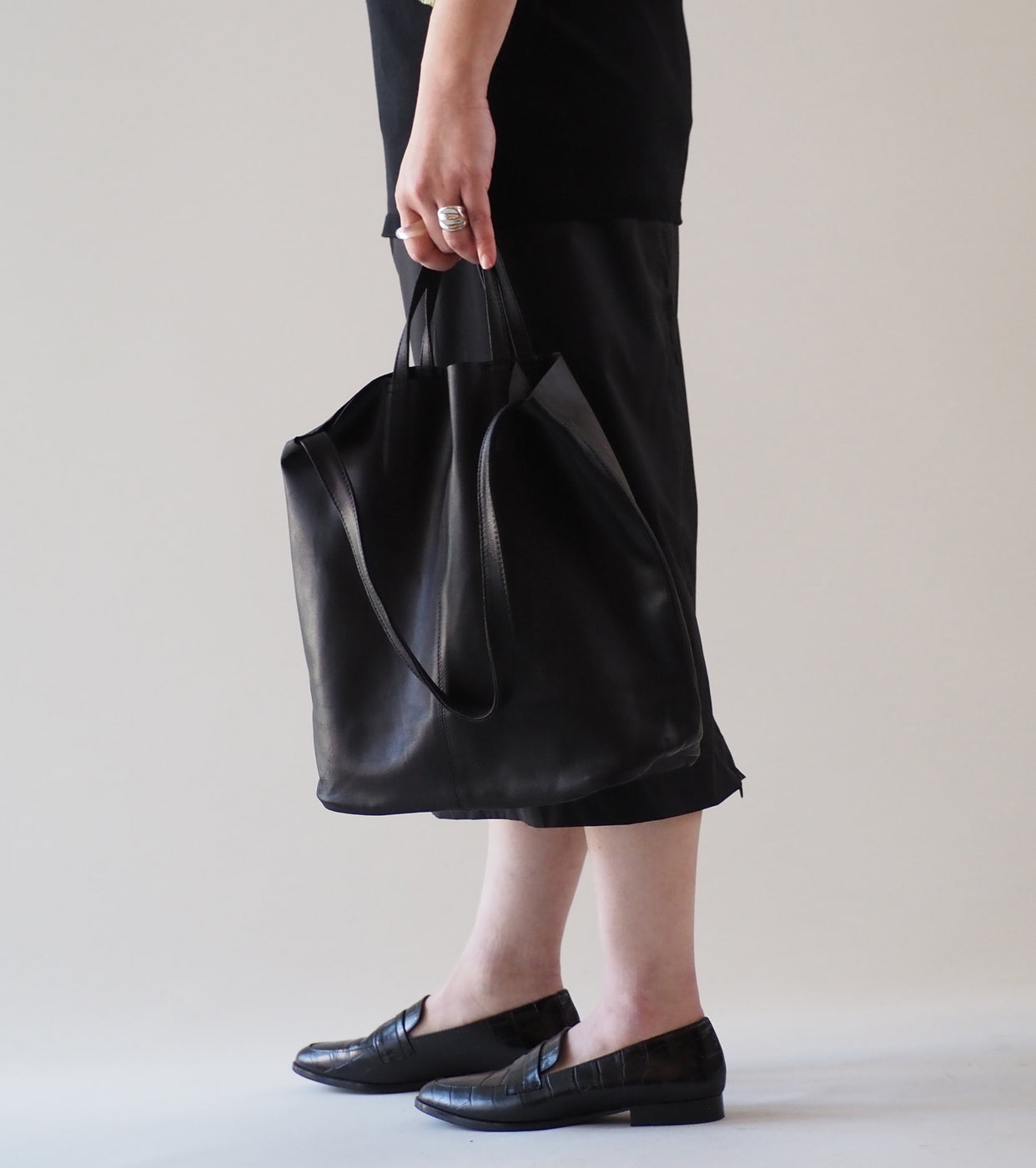 Morphee 2WAY ONE SHOULDER  : Black