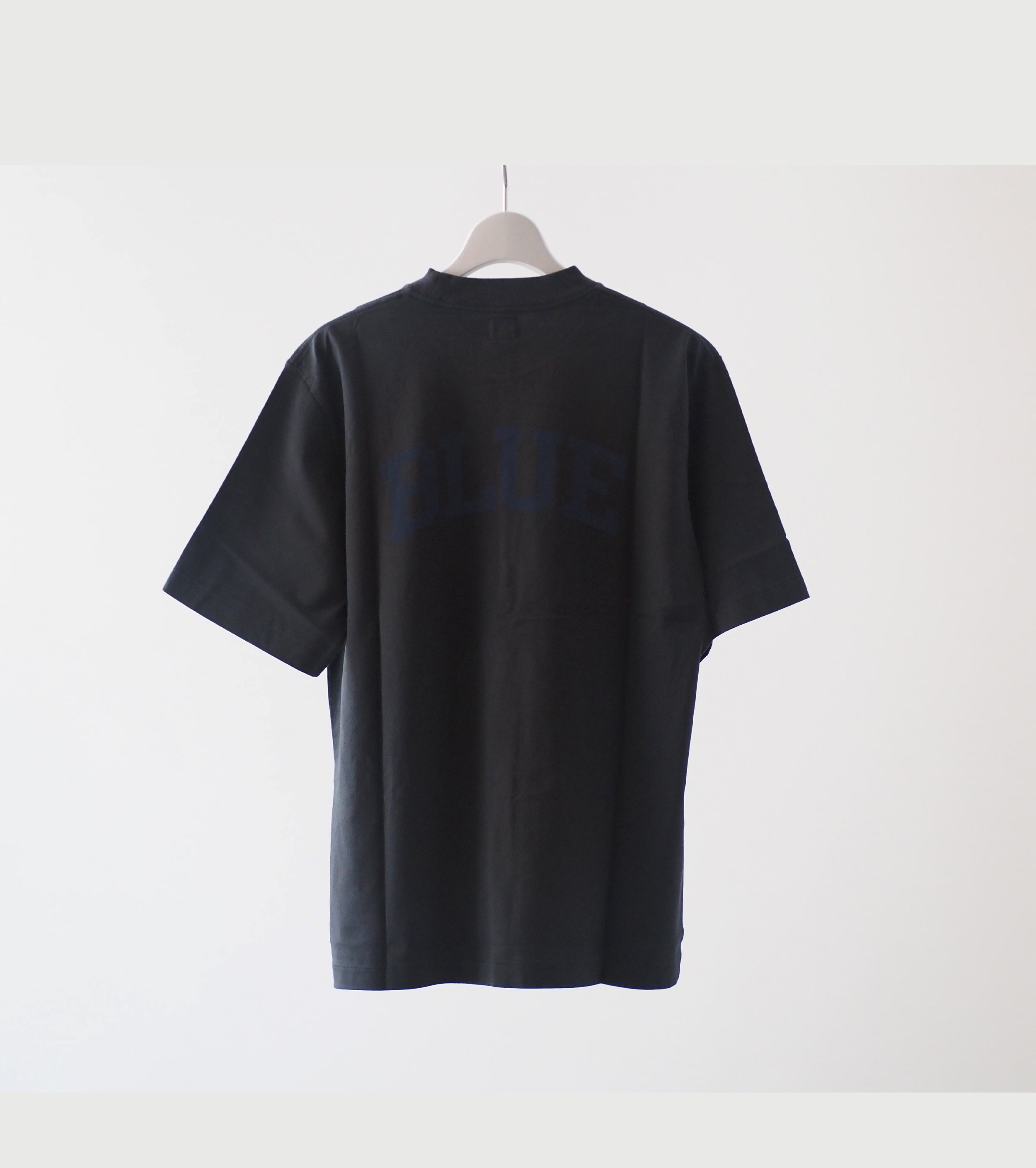 blurhms ROOTSTOCK  Navyblue プリント ティーシャツ スタンダード, Ink Black