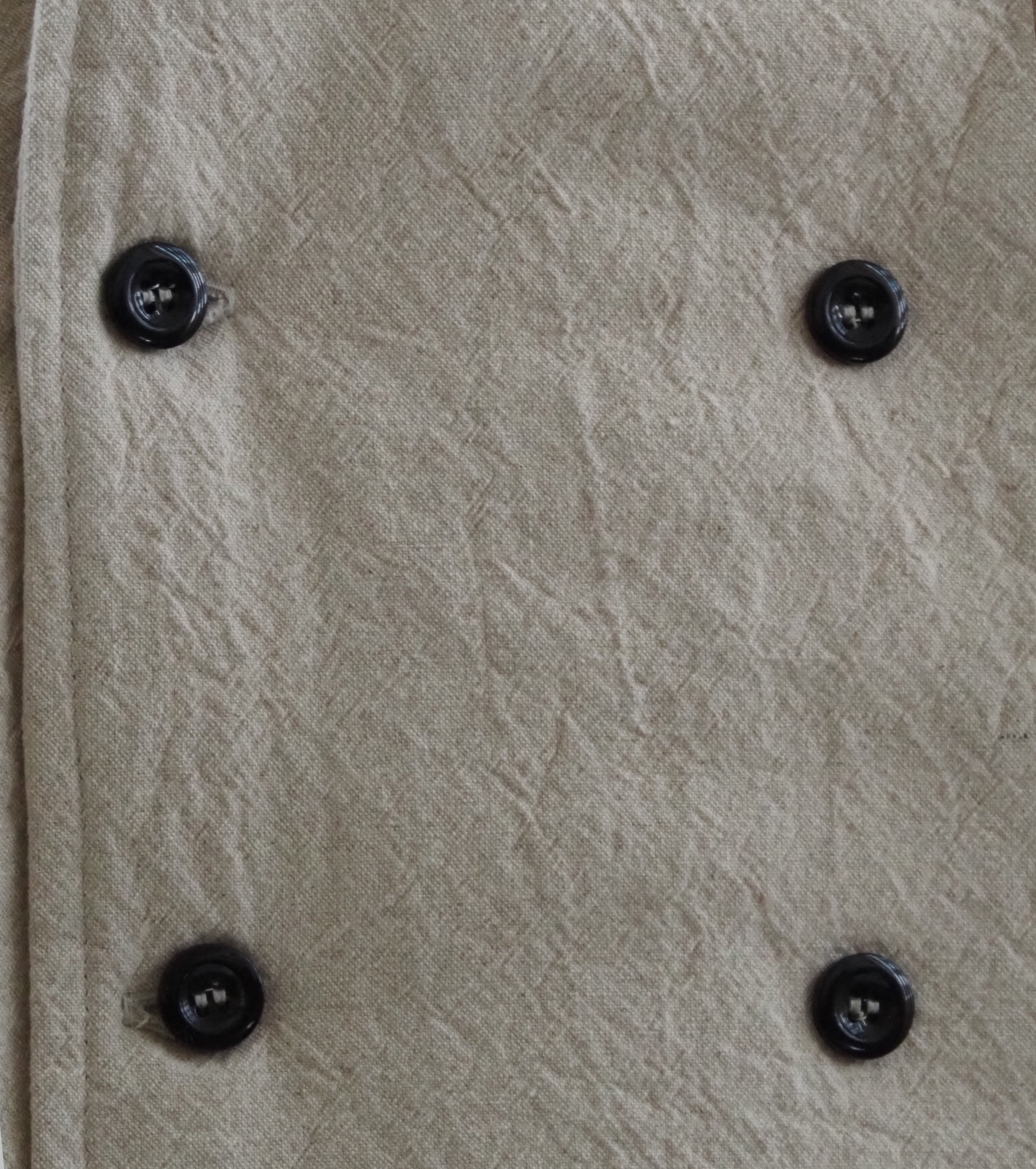 Yarmo  キルティング ダブルブレステッド ワークジャケット , Natural