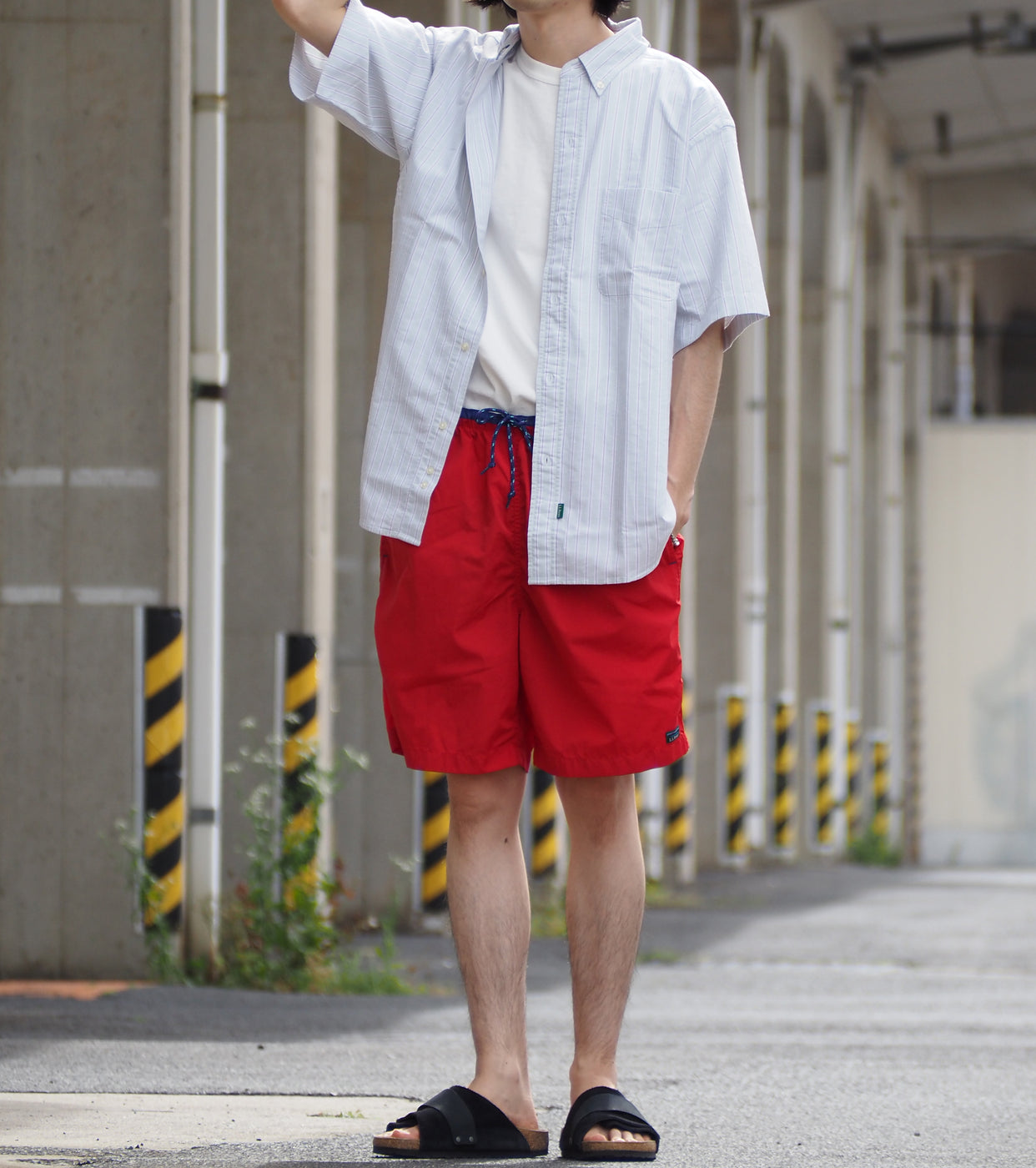 L.L.Bean JAPAN EDITION MILO プルオンショーツ, Red