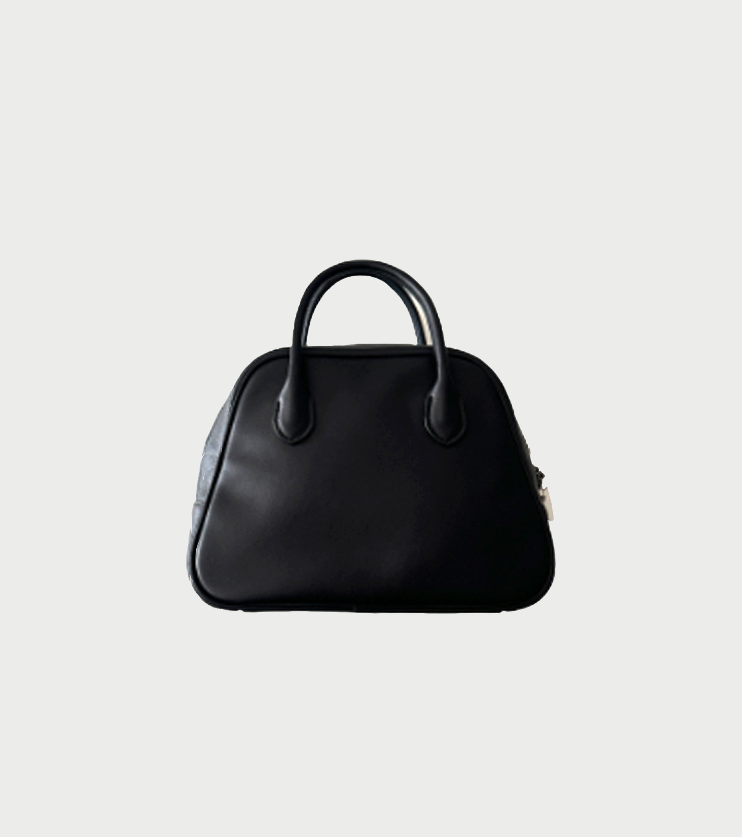 Morphee SAC À MAIN ジッパーボストン バッグ , Black