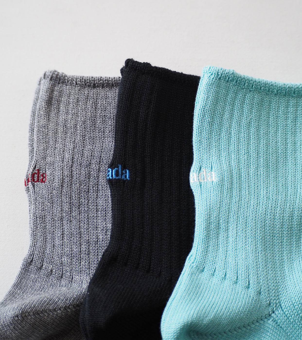 Oblada パック ショート ソックス , Gray blk Mint