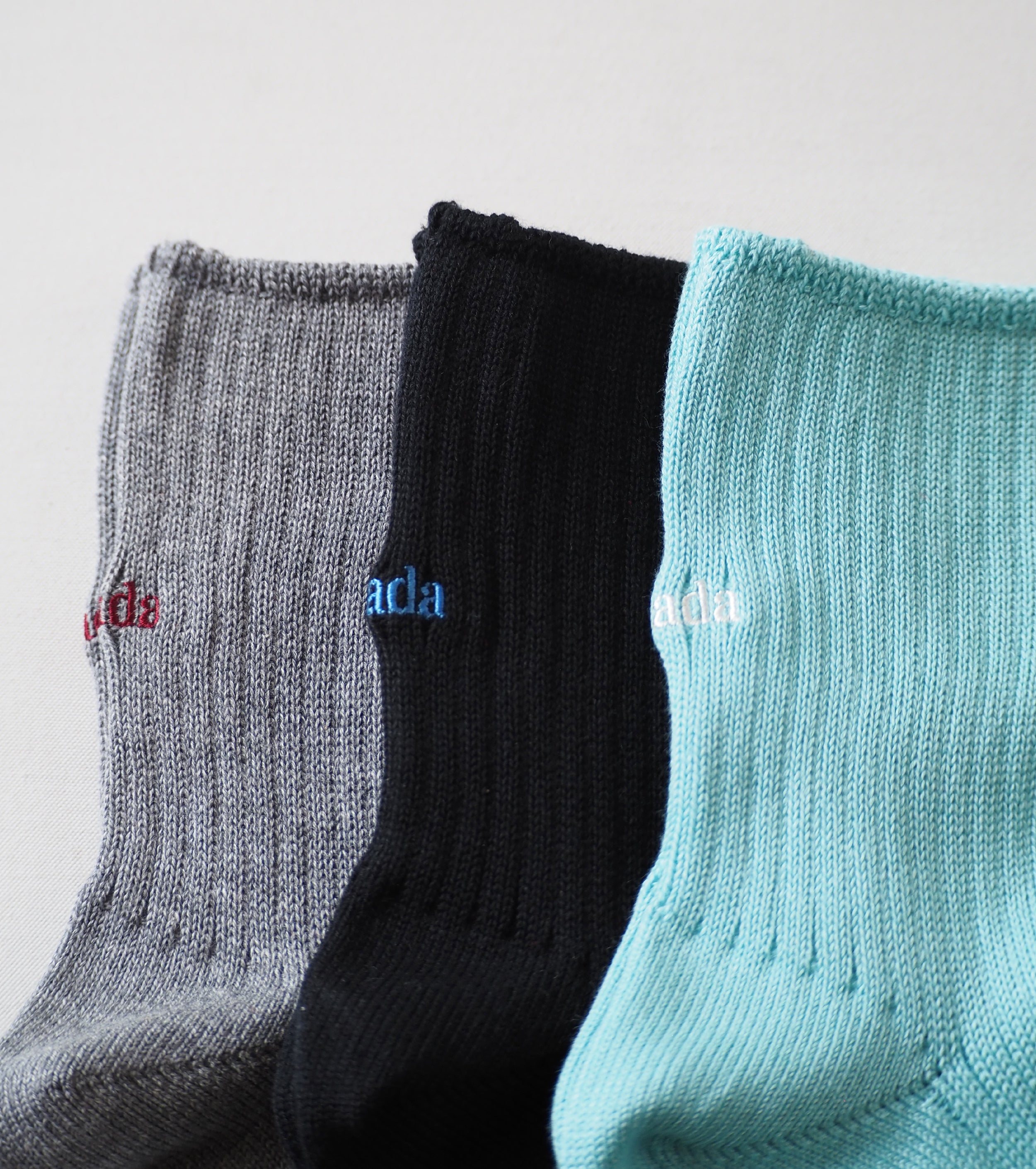 Oblada パック ショート ソックス , Gray blk Mint