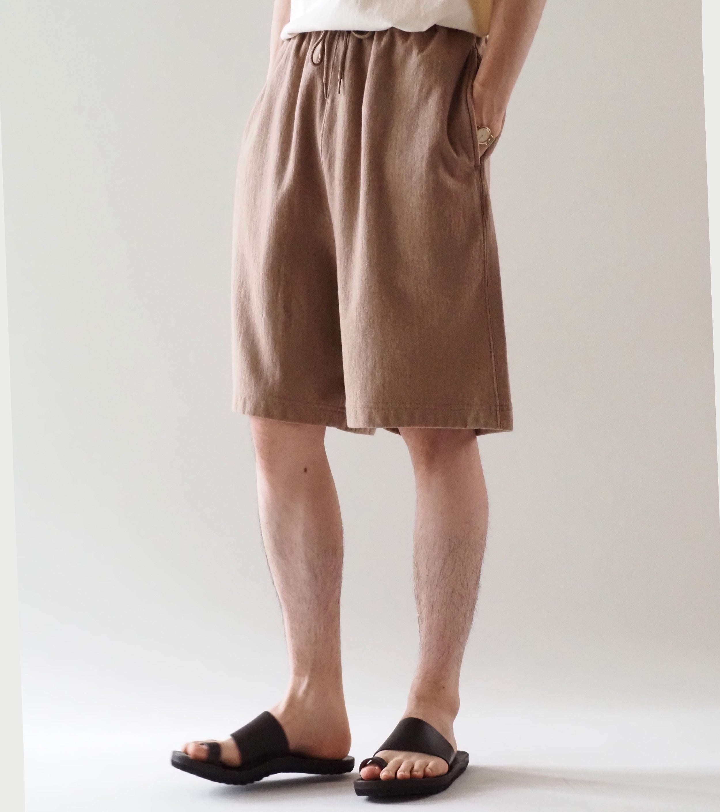 blurhms Thin-Sweat Shorts , Heather Beige