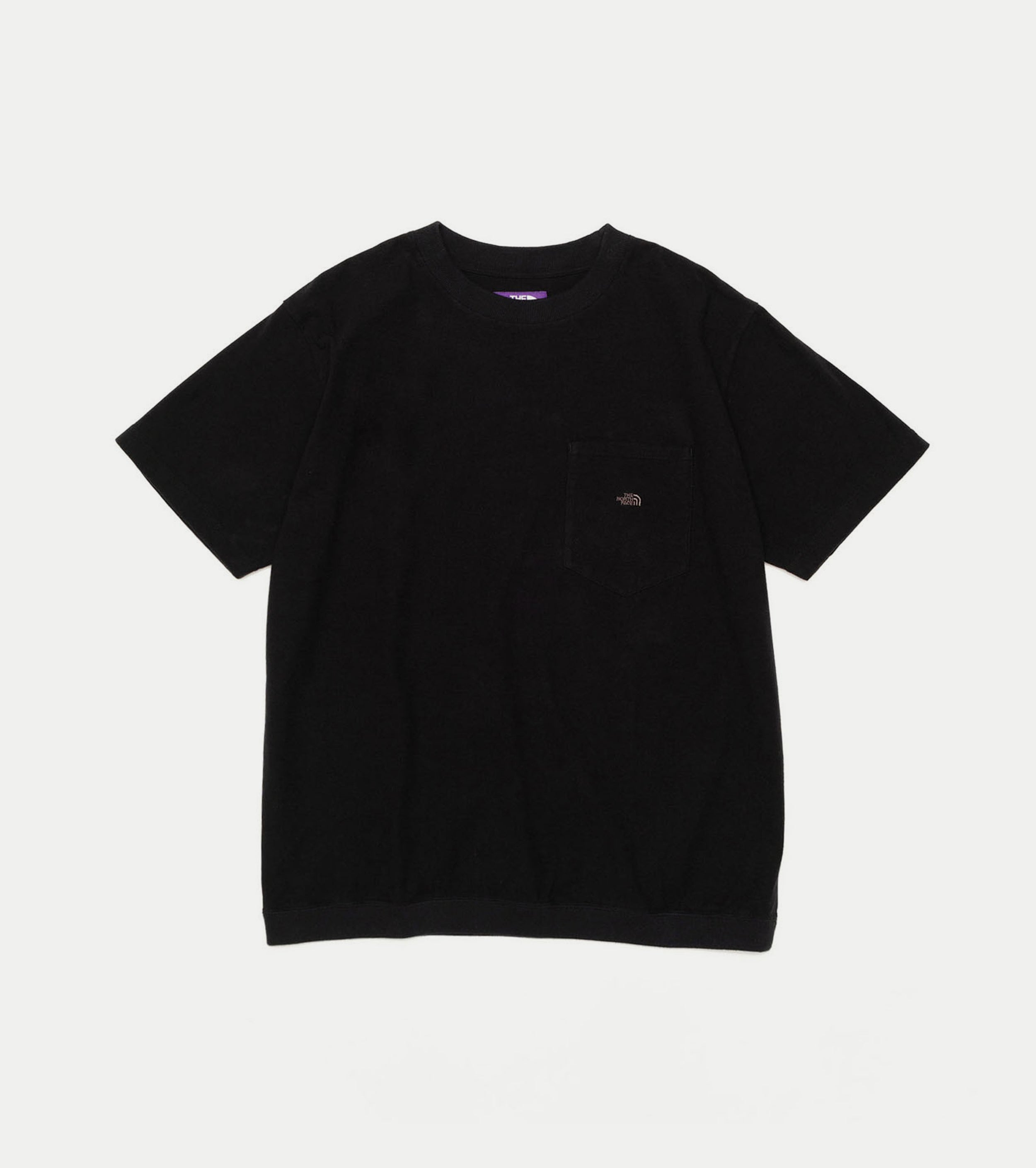 High Bulky Half Sleeve Pocket Tee, Black