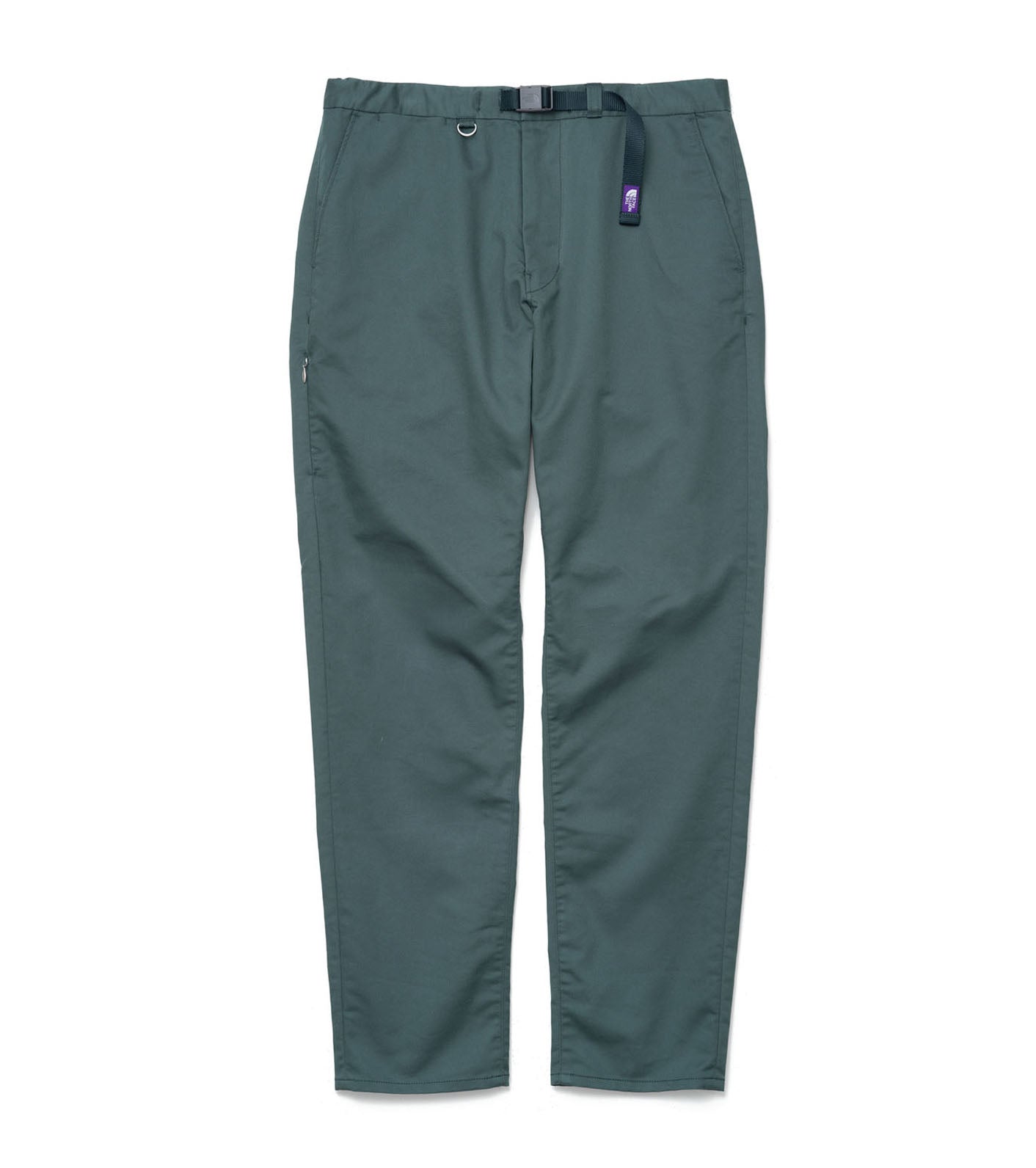 Stretch twill tapered pants, Vintage Green